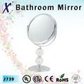 7 pulgadas espejo soporte cosmético de cristal